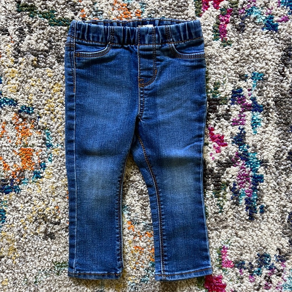 OshKosh B’gosh Jeggings Blue Denim Jean Pants Sz 18 mos